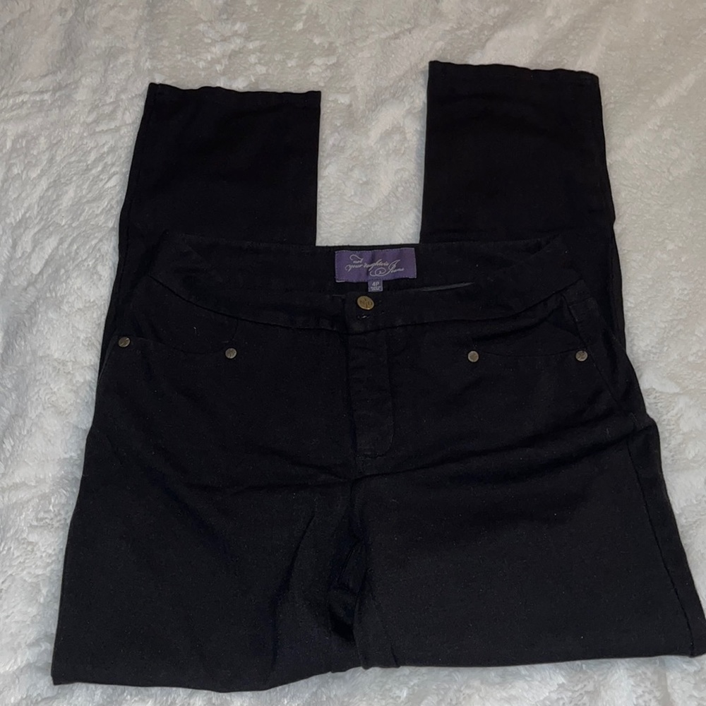 Not your daughter jeans size 4 petite black pants